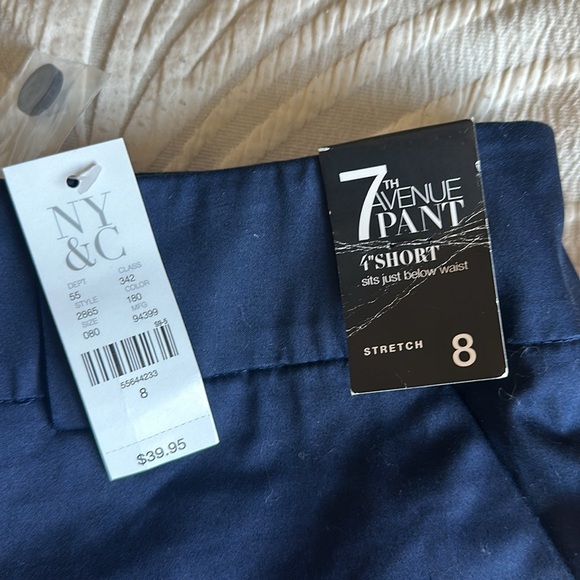 Navy Blue Shorts, Size 8 - Picture 2 of 4